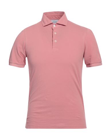 Gran Sasso Man Polo Shirt Pink Size 38 Cotton