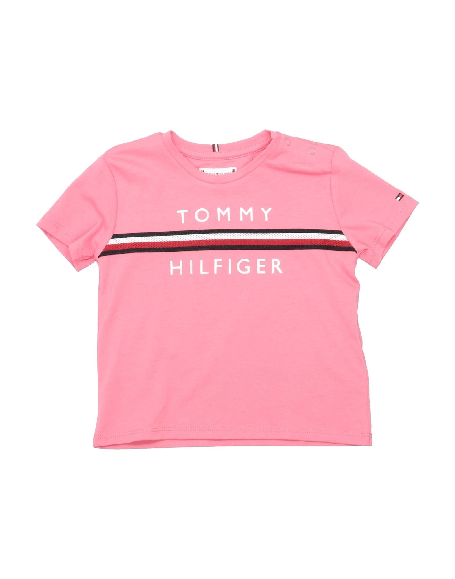 《セール開催中》TOMMY HILFIGER ガールズ 0-24 ヶ月 T シャツ ピンク 6 コットン 50% / リサイクルポリエステル 50%