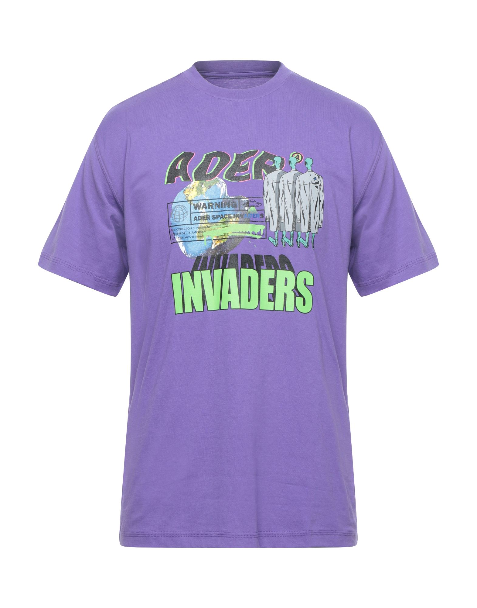 Ader Error T-shirts In Purple