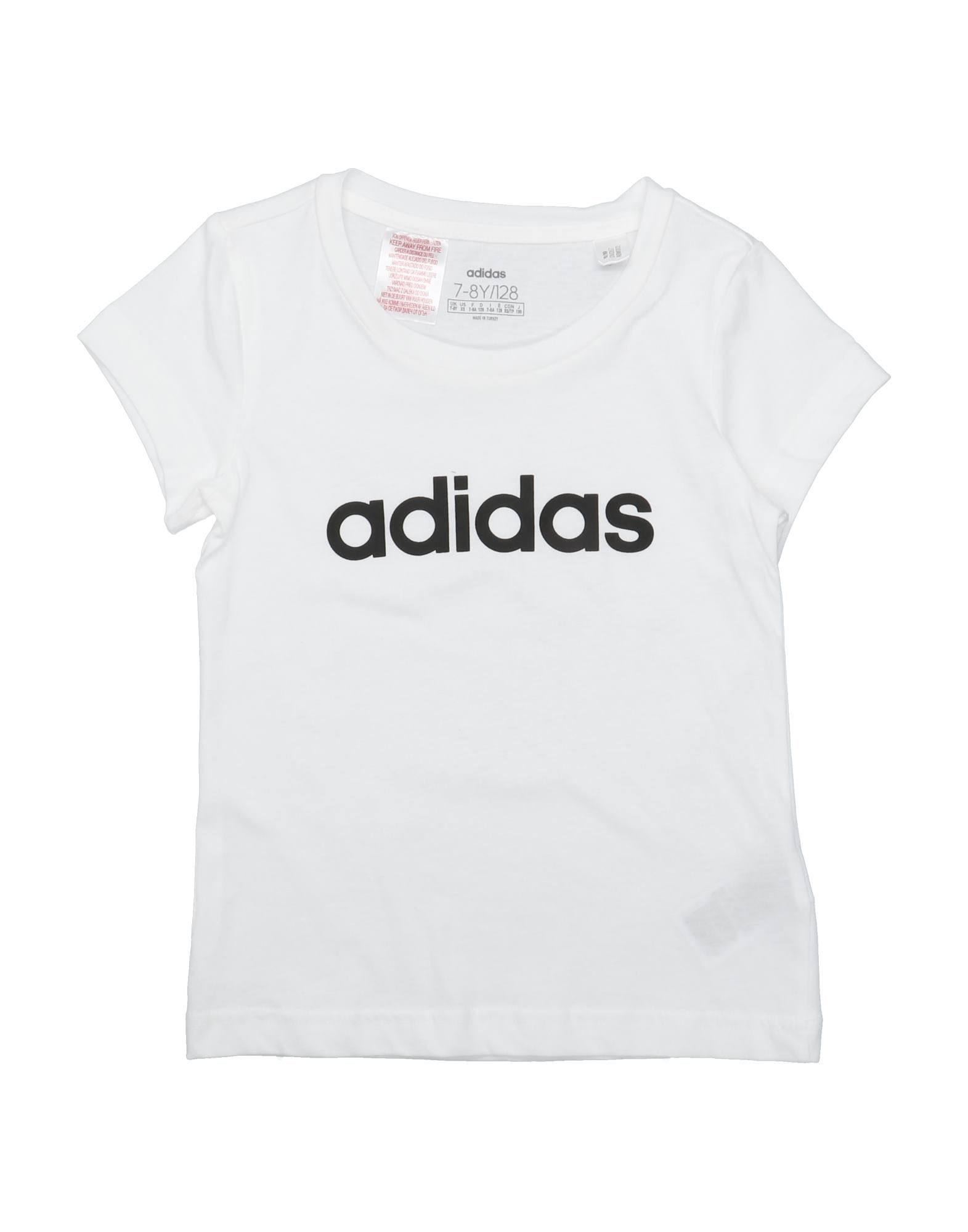 Adidas Originals Kids' T-shirts In White