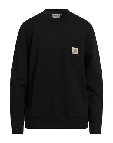 Carhartt Black Long Sleeve Pocket T-shirt In Black
