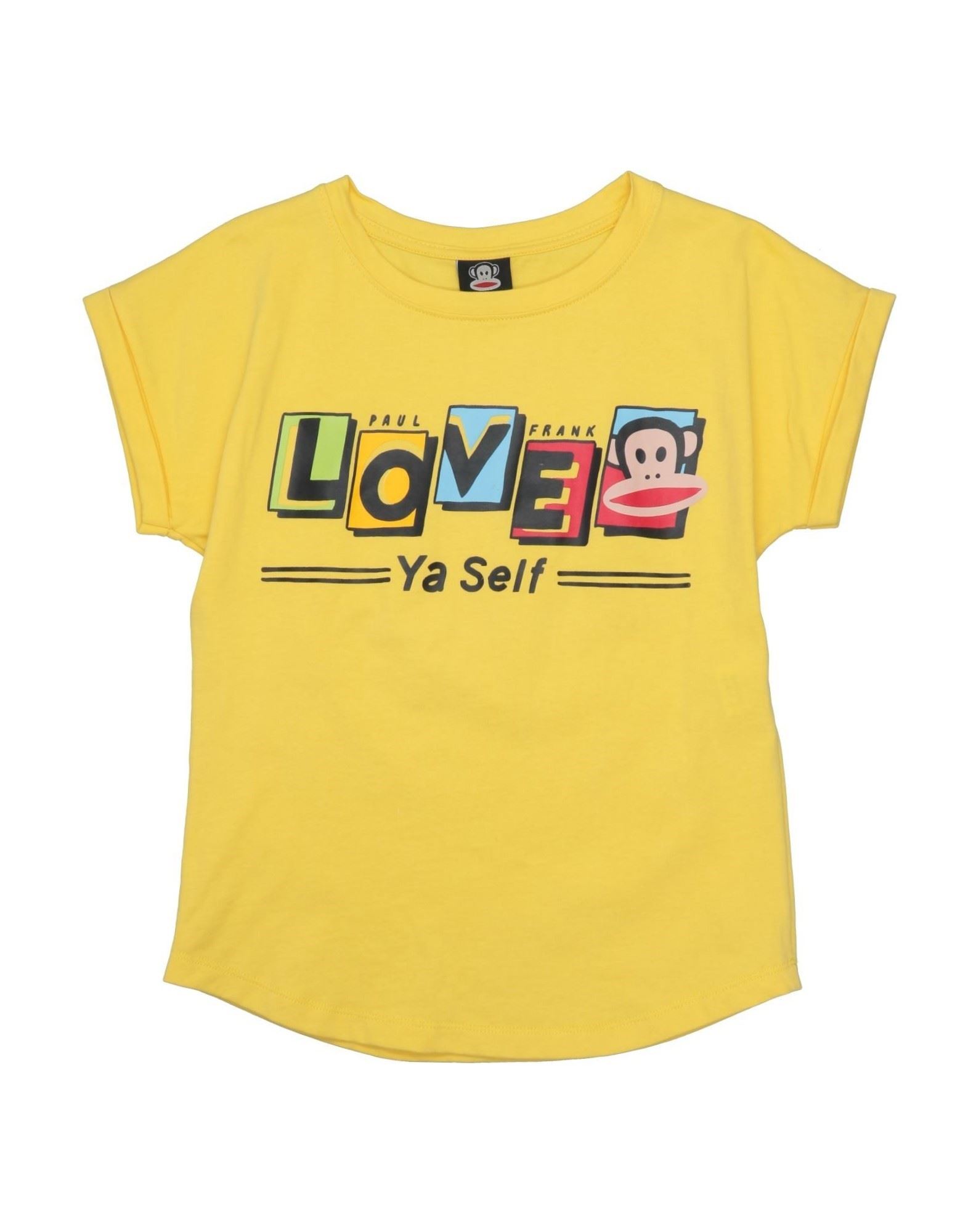 Paul Frank Kids' T-shirts In Yellow