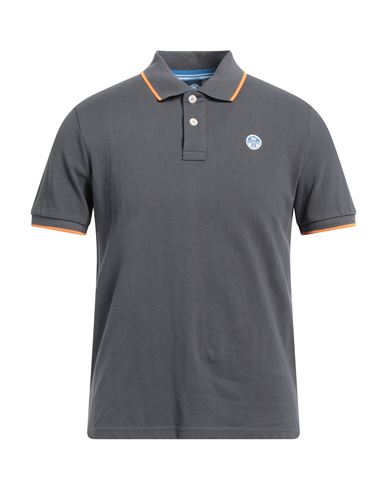 North Sails Man Polo Shirt Lead Size Xs Cotton In Grey