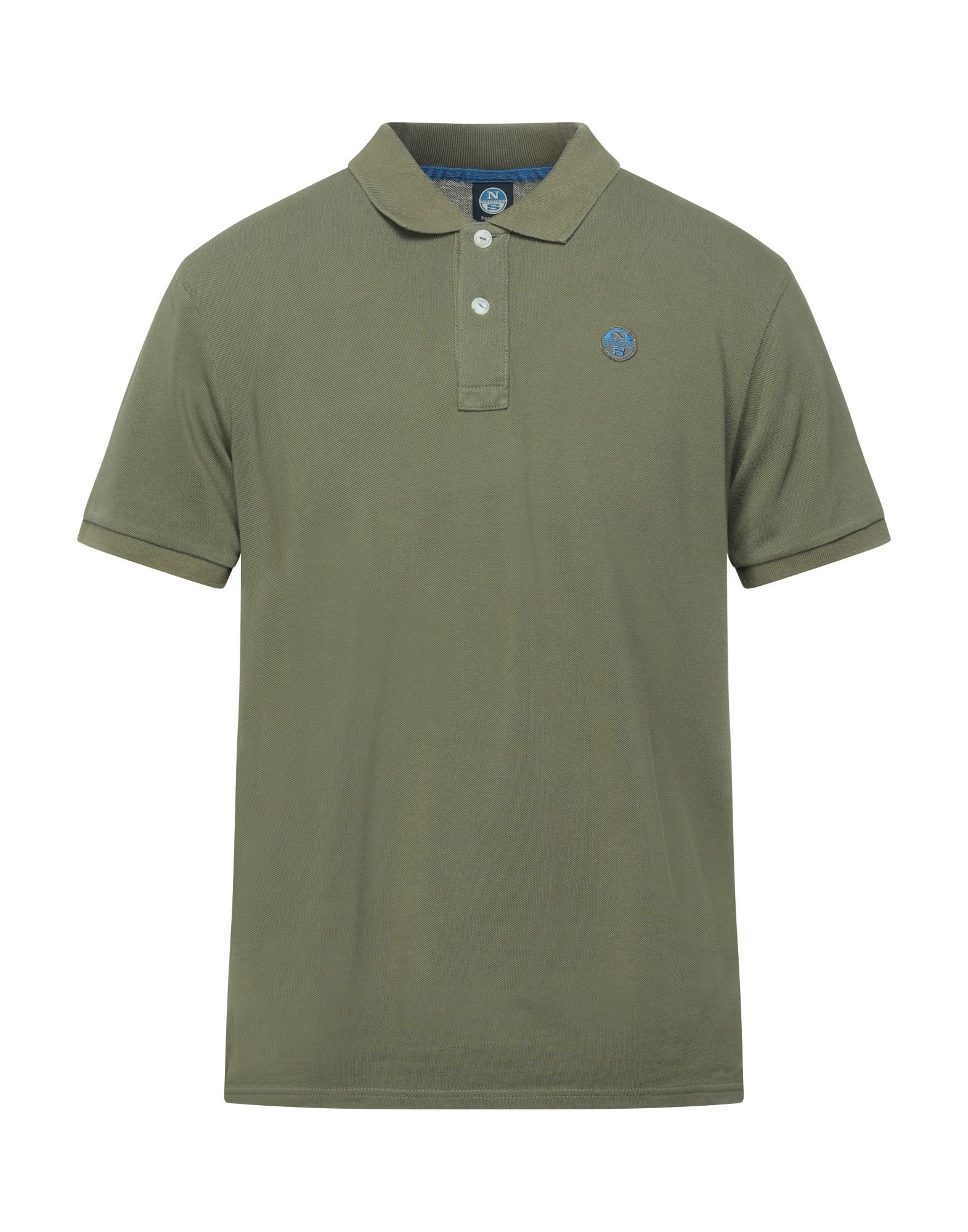 North Sails Polo Shirts In Military Green