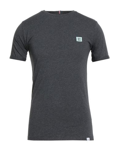 Les Deux Man T-shirt Slate Blue Size S Cotton In Animal Print