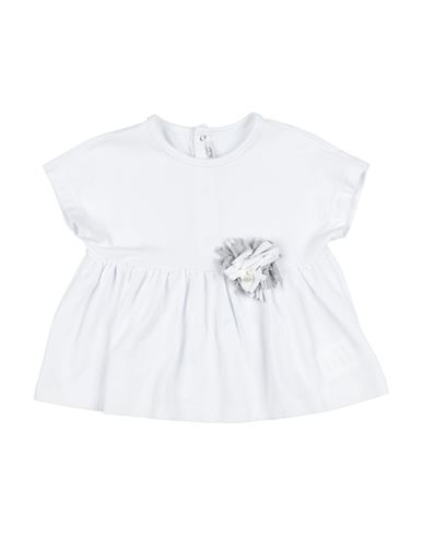 Shop Le Bebé Newborn Girl T-shirt White Size 3 Cotton, Elastane