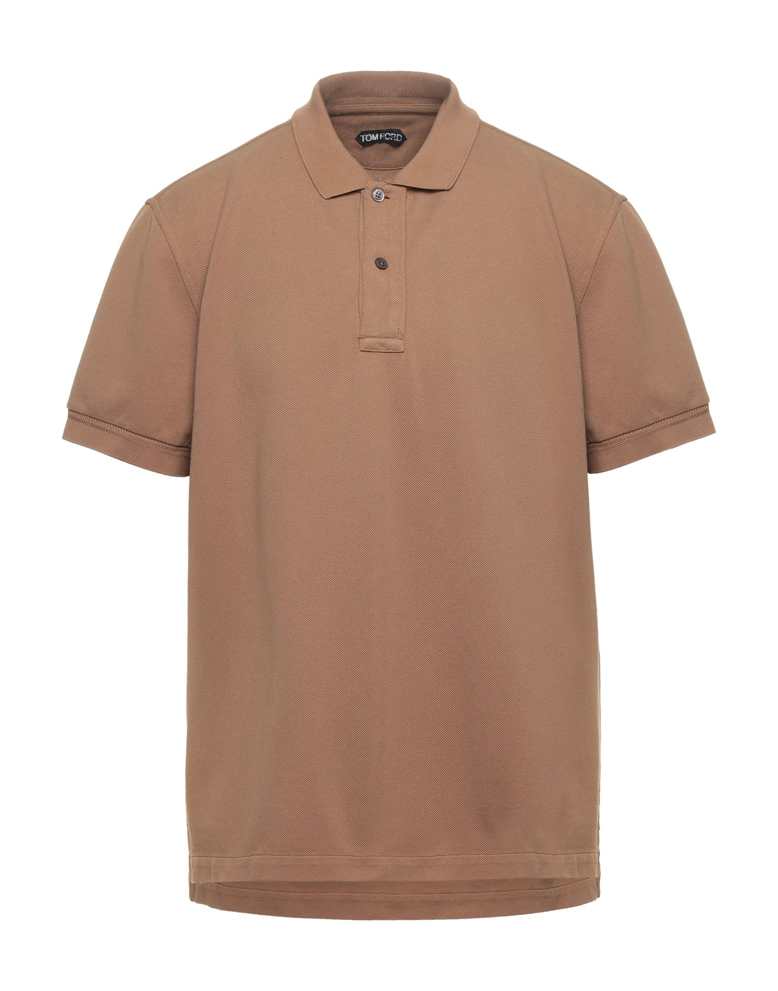 Tom Ford Polo Shirts In Camel
