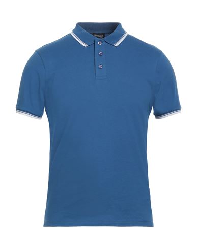 Shop Blauer Man Polo Shirt Slate Blue Size M Cotton, Elastane