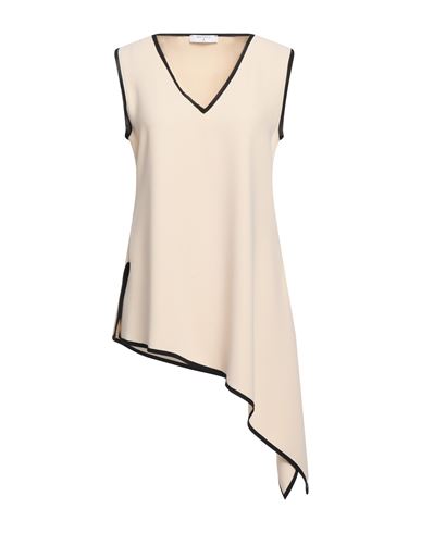 Beatrice B Beatrice .b Woman Top Beige Size 6 Polyester
