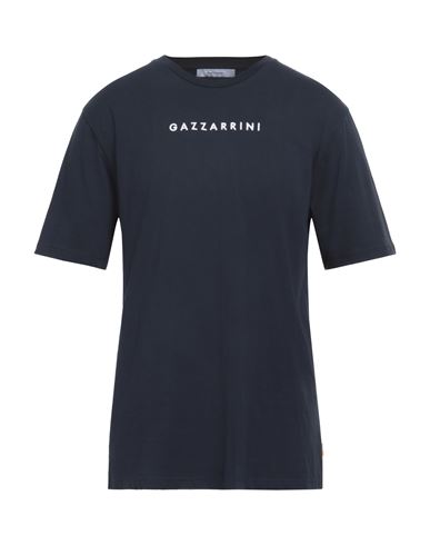 Gazzarrini Man T-shirt Midnight Blue Size Xxl Cotton