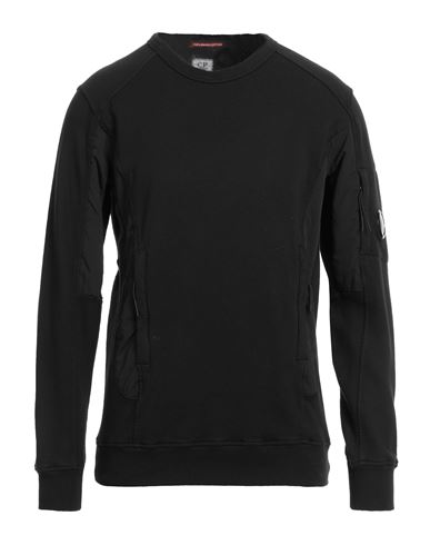 C.p. Company C. P. Company Man Sweatshirt Black Size L Mako Cotton, Polyamide, Elastane