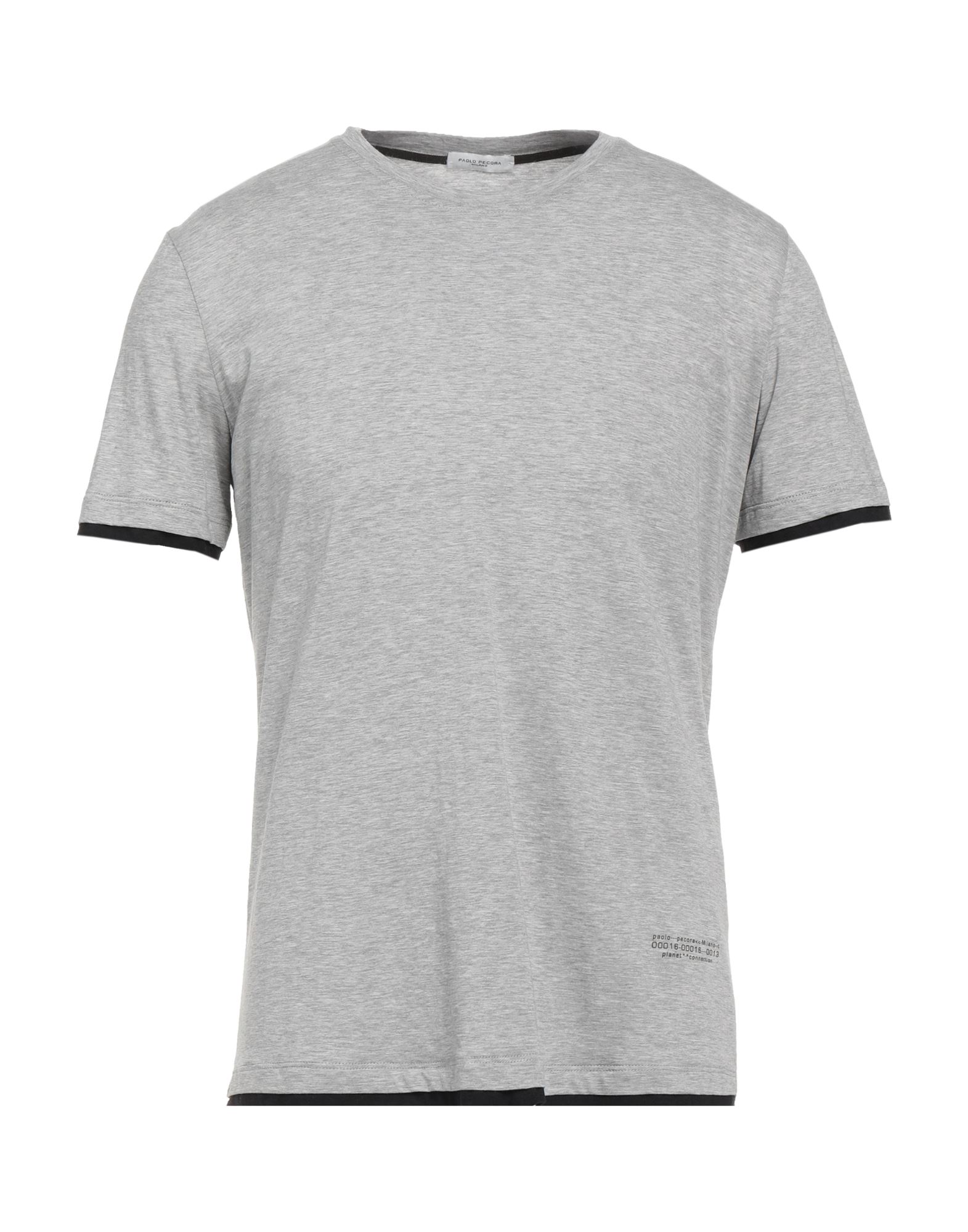 Paolo Pecora T-shirts In Light Grey