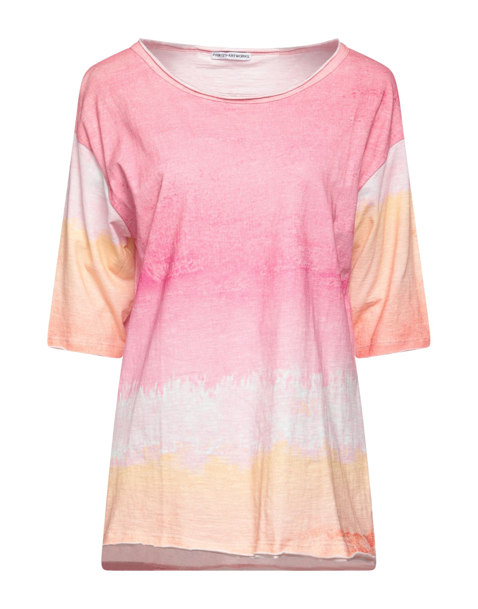B.a. Printed Artworks T-shirts In Pink