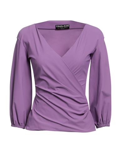 Chiara Boni La Petite Robe Woman T-shirt Light Purple Size 2 Polyamide, Elastane