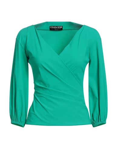 Chiara Boni La Petite Robe Woman T-shirt Green Size 2 Polyamide, Elastane