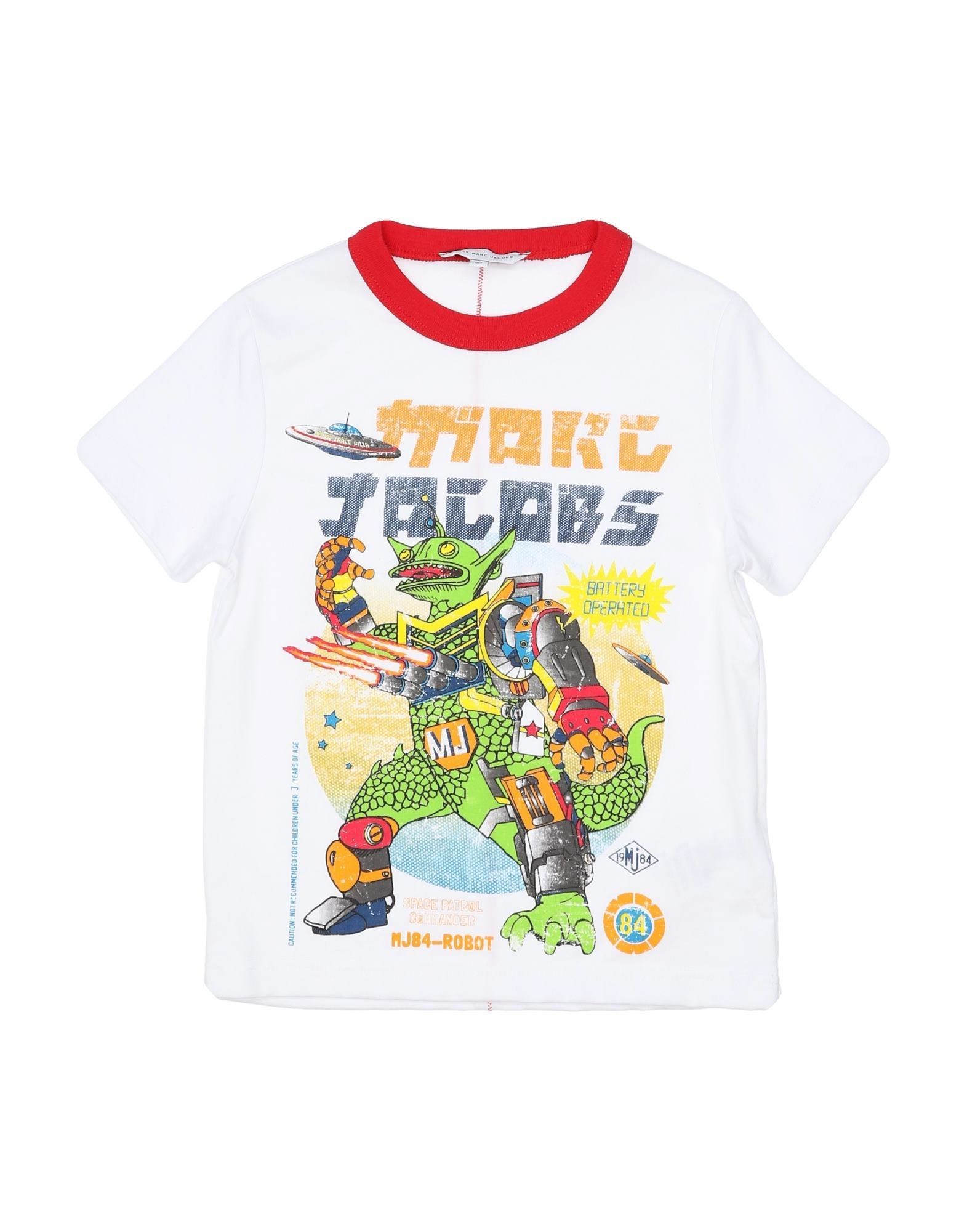 Little Marc Jacobs Kids T Shirts In White Modesens