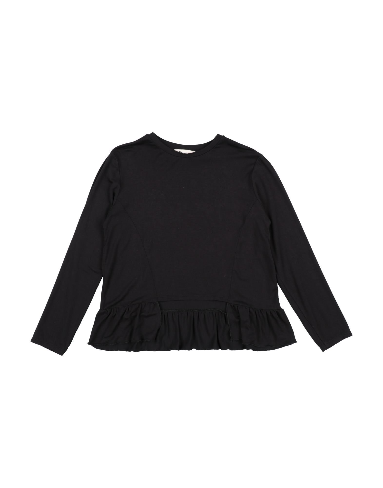 Shop Dixie Toddler Girl T-shirt Black Size 6 Viscose, Elastane