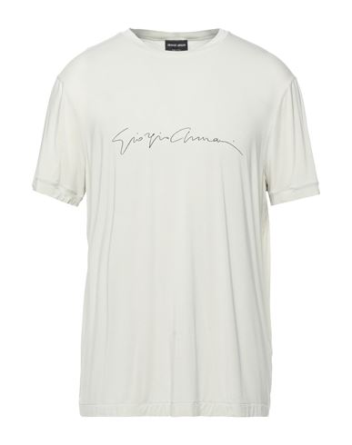 Giorgio Armani Man T-shirt White Size 46 Viscose, Elastane