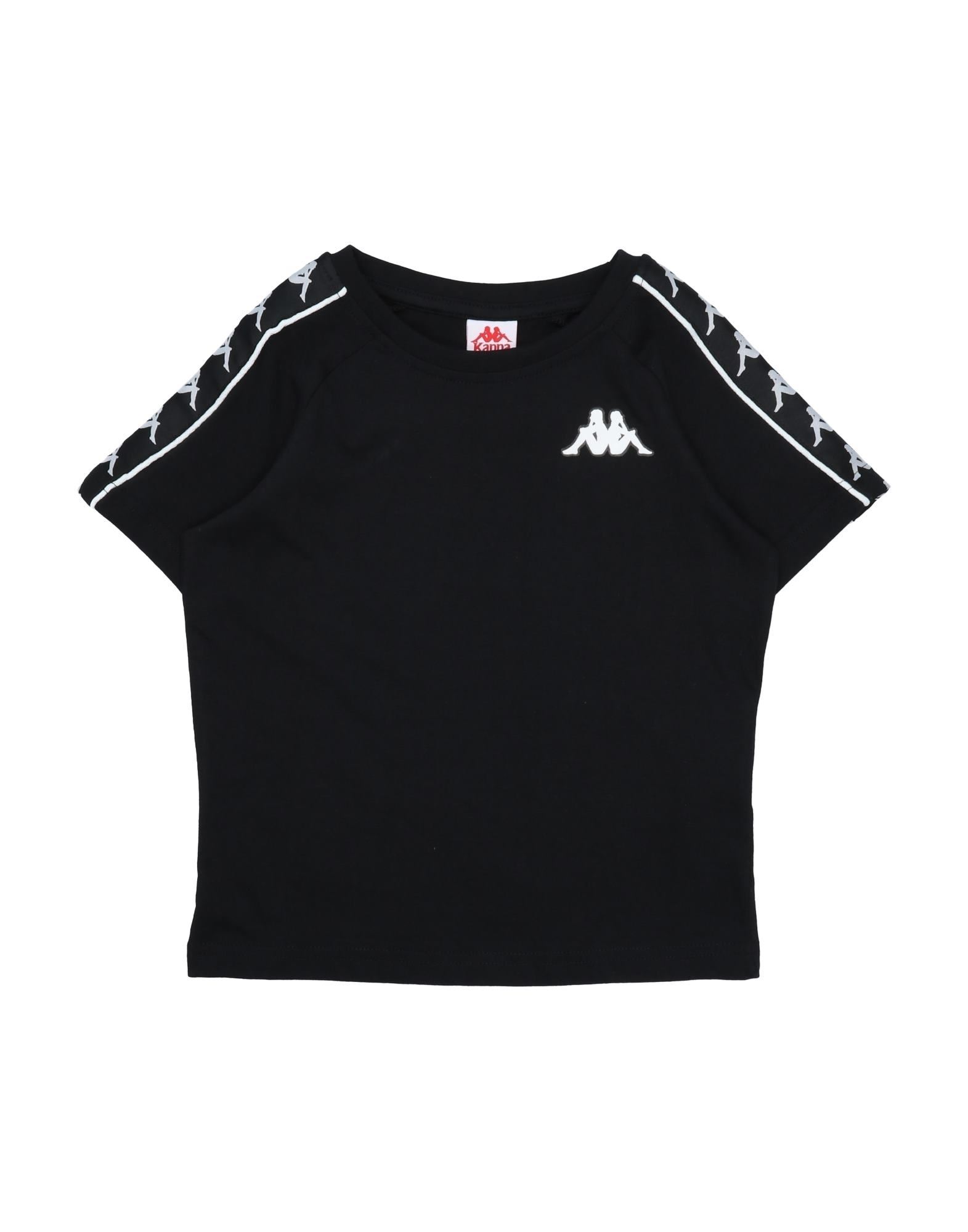 Shop Kappa Toddler Boy T-shirt Black Size 6 Cotton