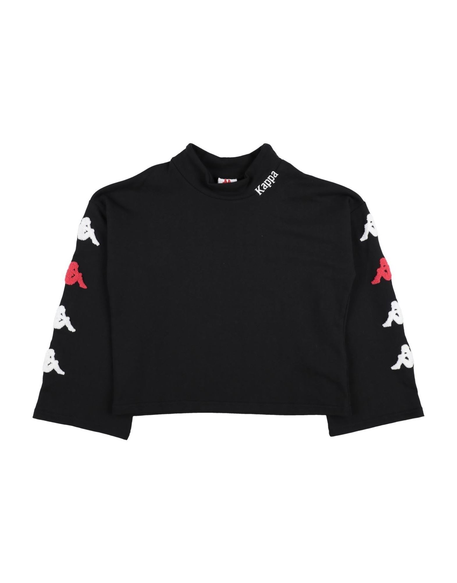 Shop Kappa Toddler Girl Sweatshirt Black Size 5 Cotton, Polyester