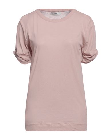 Alpha Studio Woman T-shirt Blush Size 12 Cotton In Pink