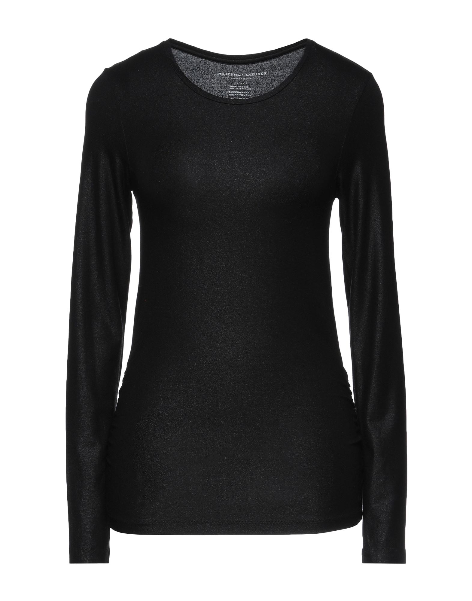 Majestic T-shirts In Black