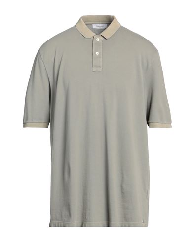 Gran Sasso Man Polo Shirt Khaki Size 48 Cotton In Beige