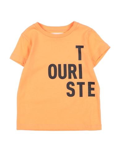 Touriste Babies'  Toddler T-shirt Apricot Size 3 Cotton In Orange