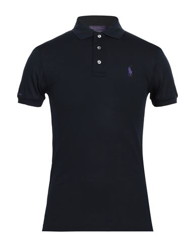 Ralph Lauren Purple Label Man Polo Shirt Midnight Blue Size S Cotton