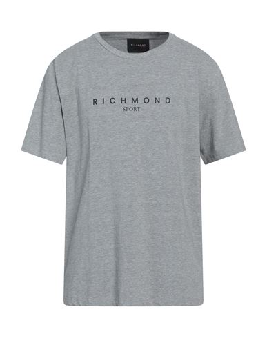 Richmond Man Polo Shirt Grey Size L Cotton