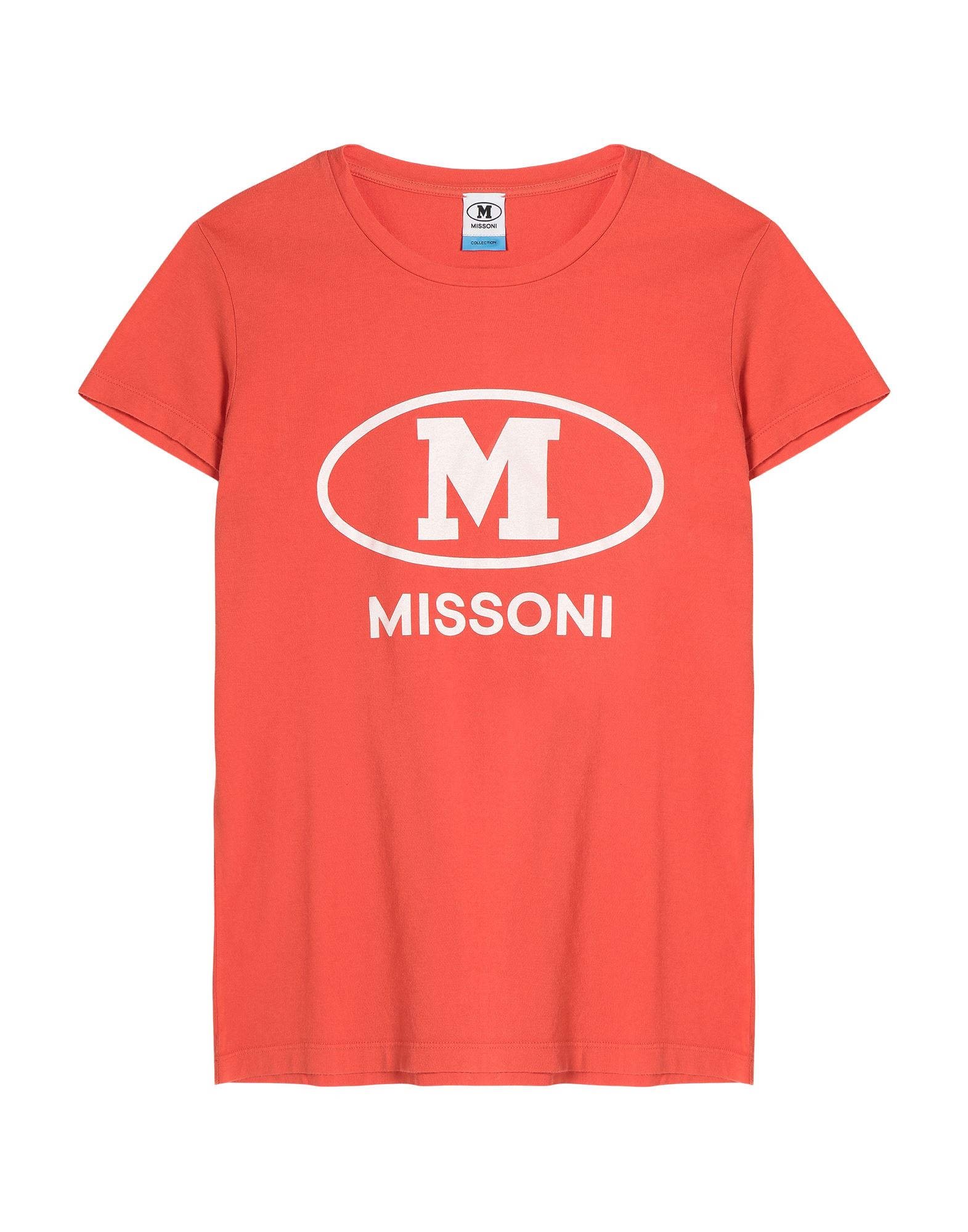 M Missoni T-shirts In Orange | ModeSens