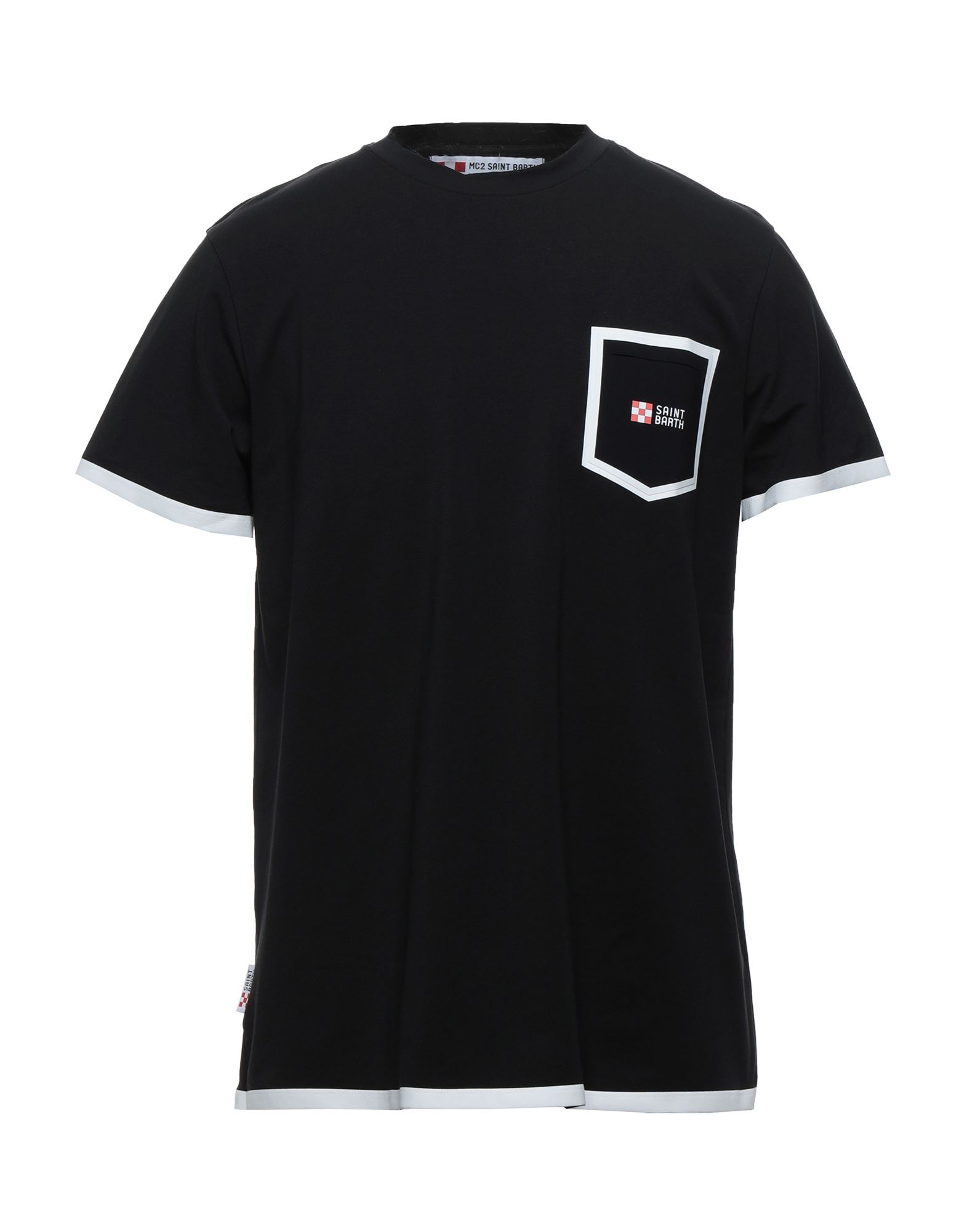Mc2 Saint Barth T-shirts In Black