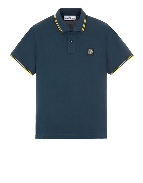 22S18 STRETCH PIQUÉ Polo Shirt Stone 