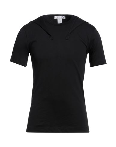 Comme Des Garçons Shirt Man T-shirt Black Size M Cotton