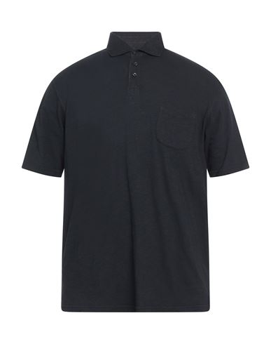 R3d Wöôd Man Polo Shirt Black Size L Cotton