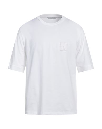 Neil Barrett Man T-shirt White Size S Cotton