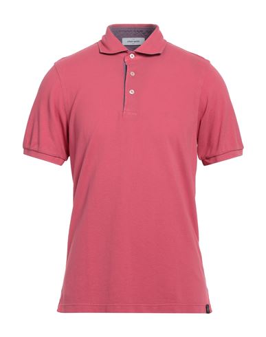 Gran Sasso Man Polo Shirt Pastel Pink Size 40 Cotton