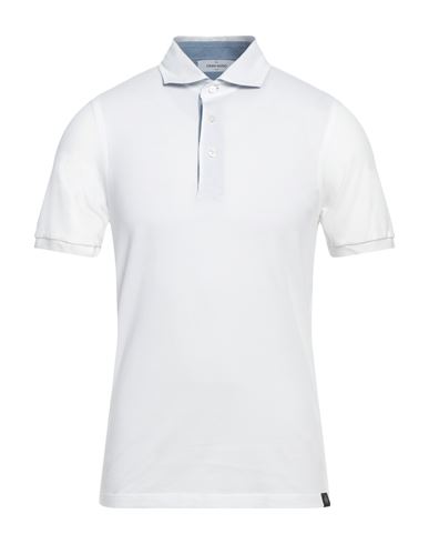 Gran Sasso Man Polo Shirt White Size 36 Cotton