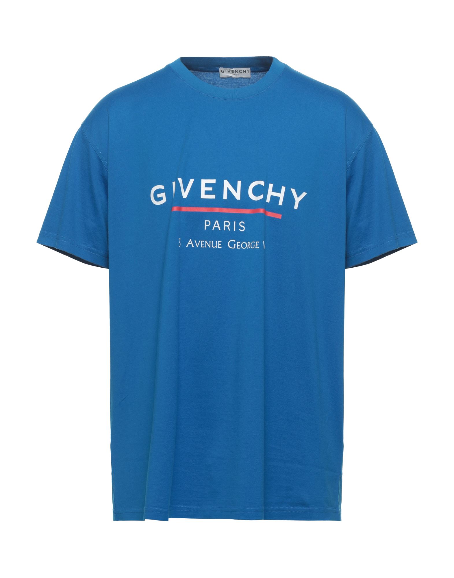 【関税込み】Givenchy ブルー グラフィックTシャツ Givenchyのブルー グラフィックTシャツがセール中