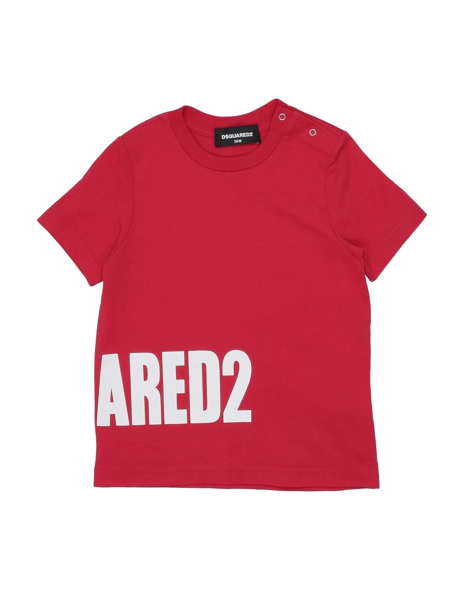 Dsquared2 Kids' T-shirts In Red
