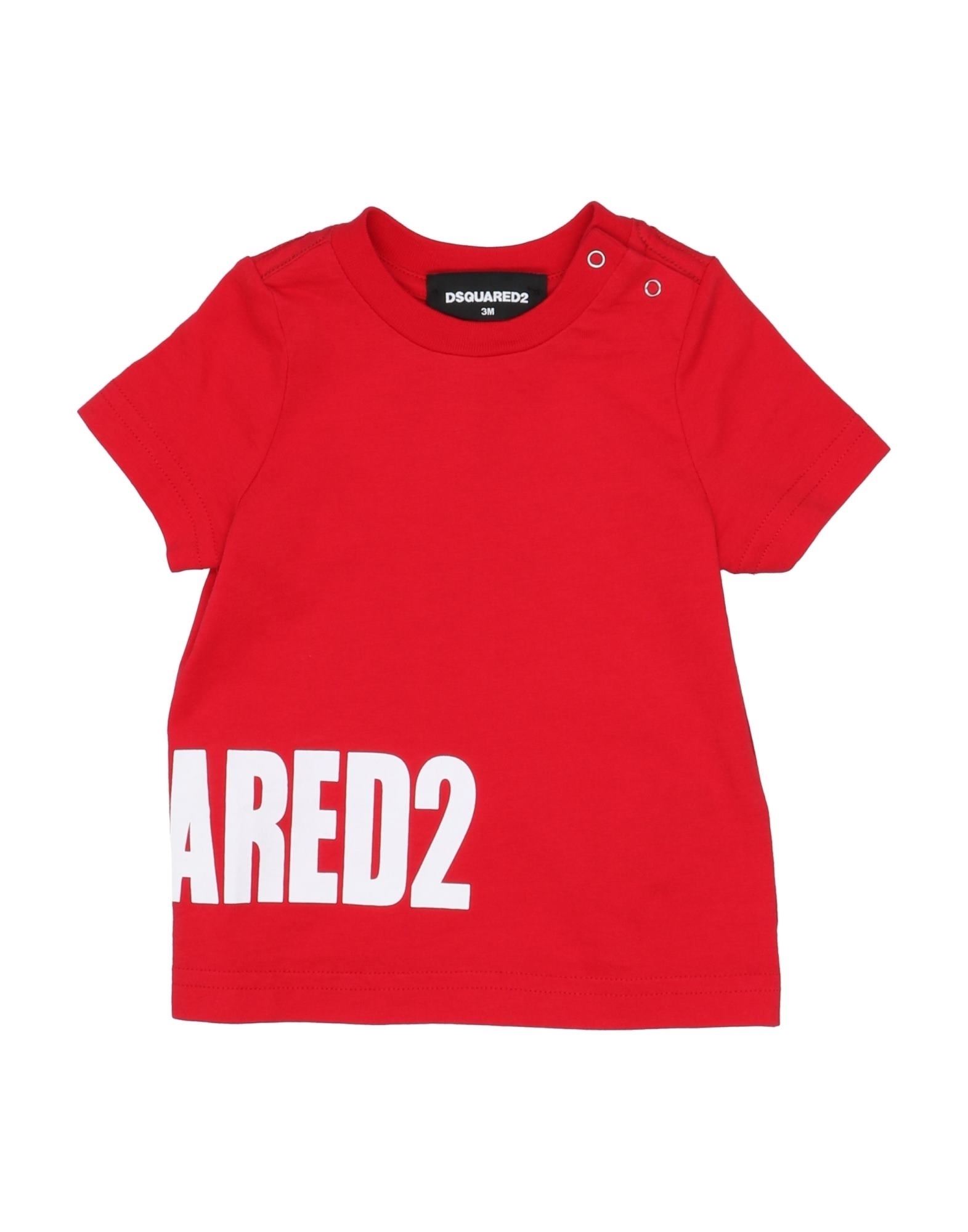 Dsquared2 Kids' T-shirts In Red