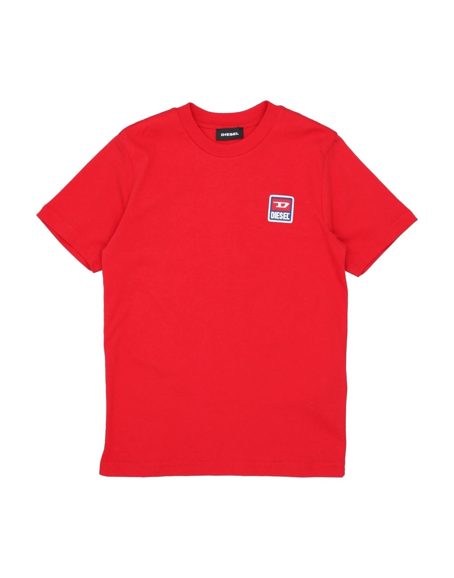 Shop Diesel Toddler Boy T-shirt Red Size 6 Cotton