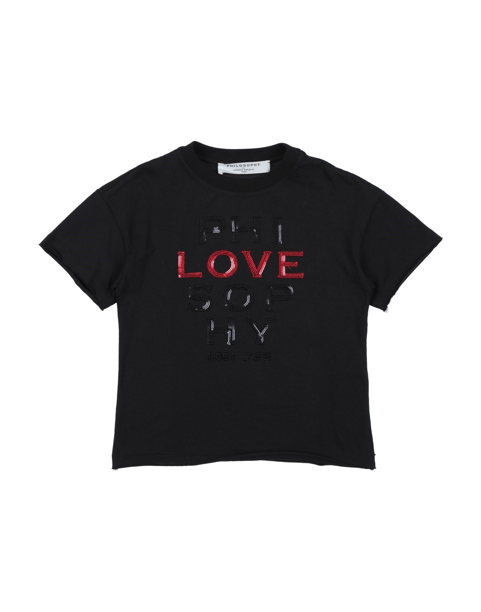 Philosophy Di Lorenzo Serafini Kids' T-shirts In Black