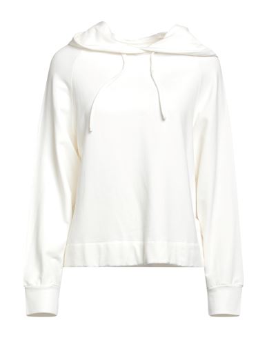 Majestic Filatures Woman Sweatshirt Ivory Size 3 Viscose, Elastane In White