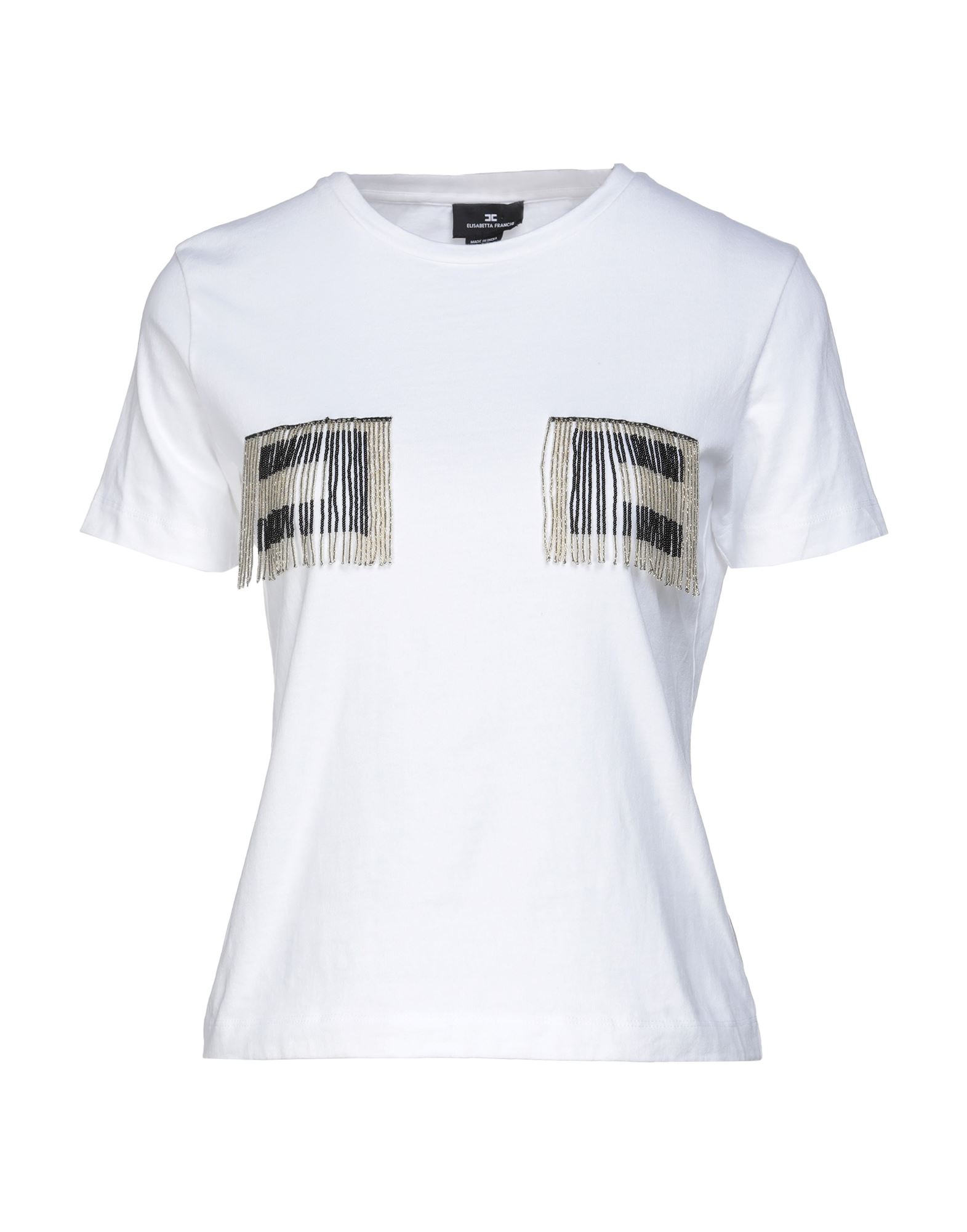 Elisabetta Franchi T-shirts In White