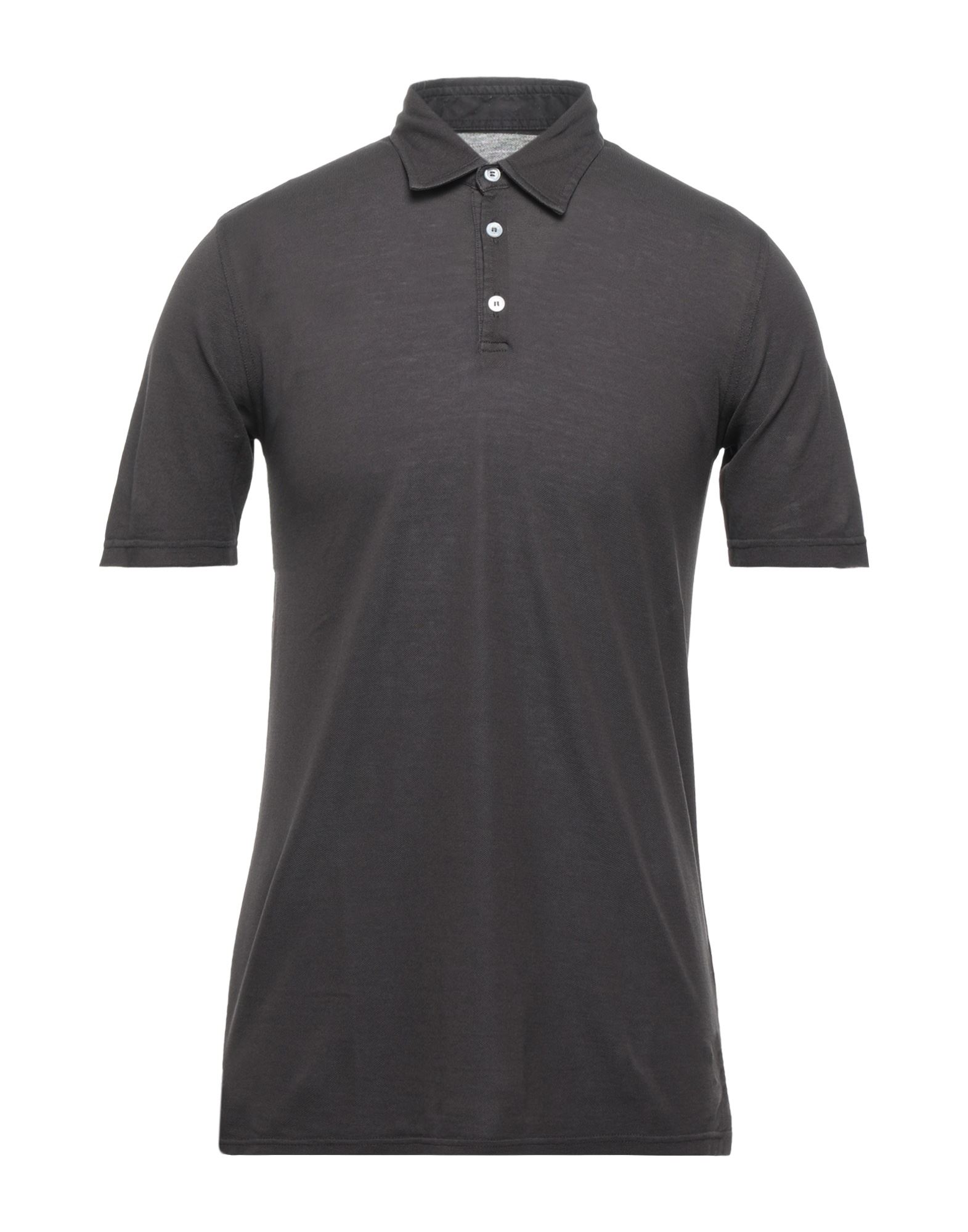 Fedeli Polo Shirts In Dark Brown