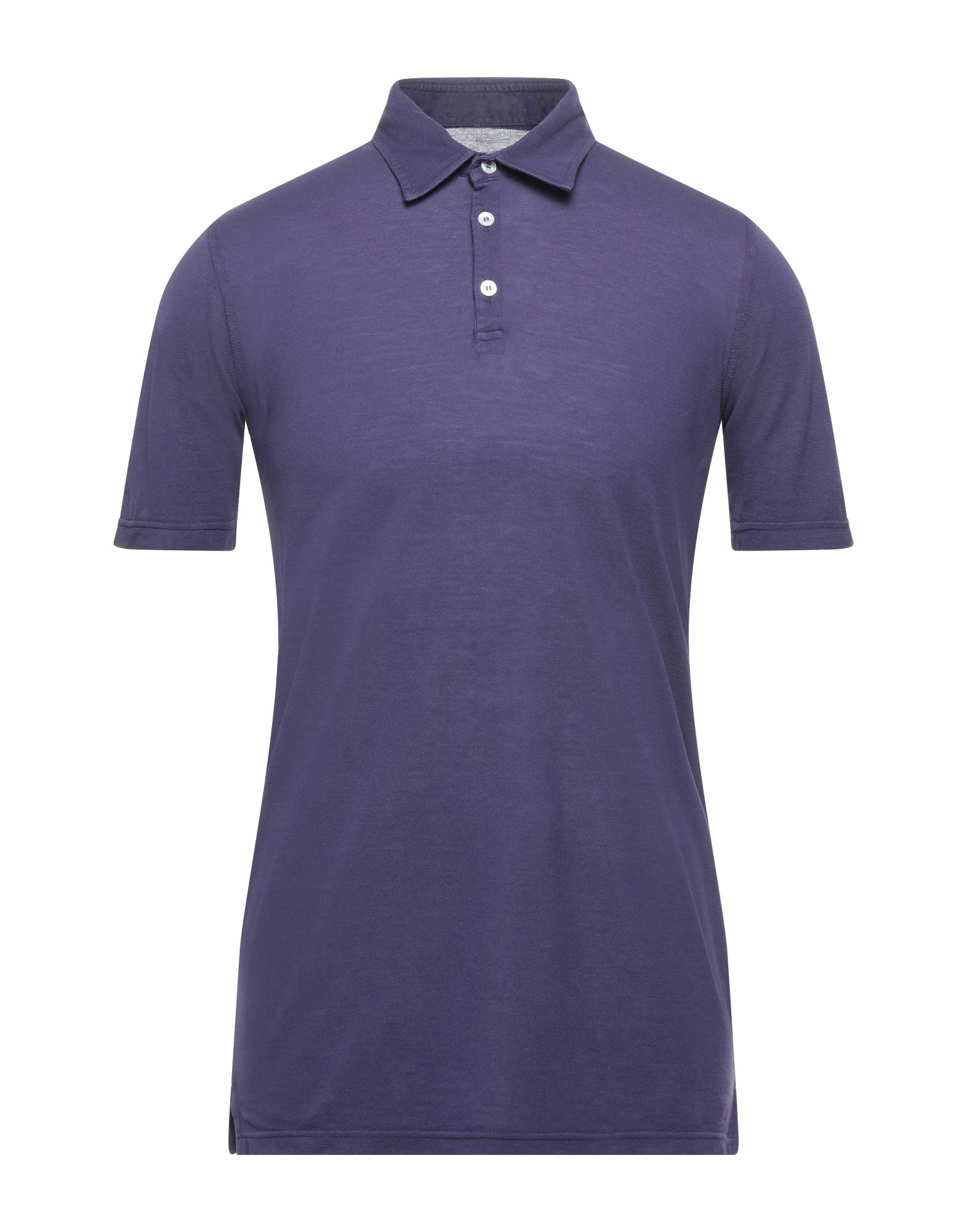 Fedeli Polo Shirts In Dark Purple