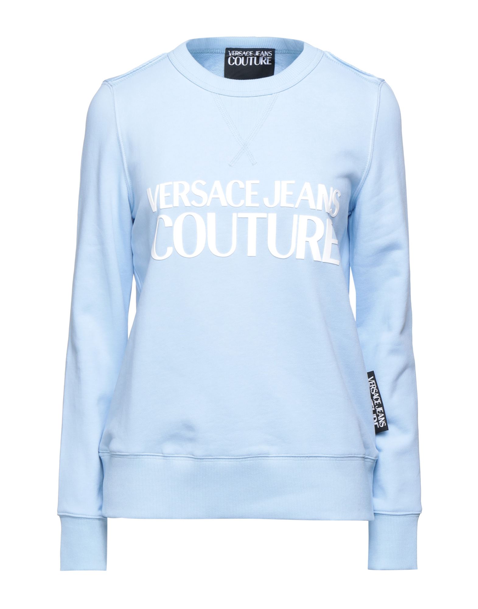 Versace Jeans Couture Sweatshirts In Sky Blue