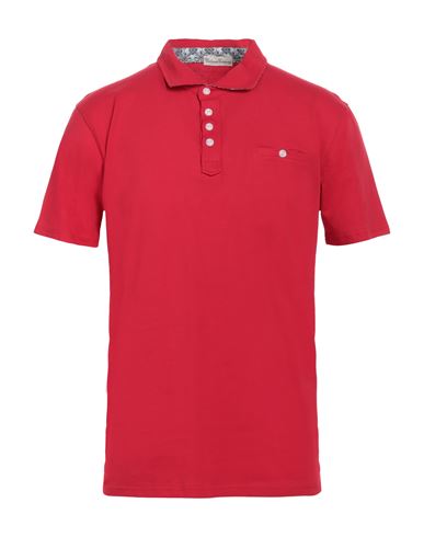 Cashmere Company Man Polo Shirt Red Size 46 Cotton