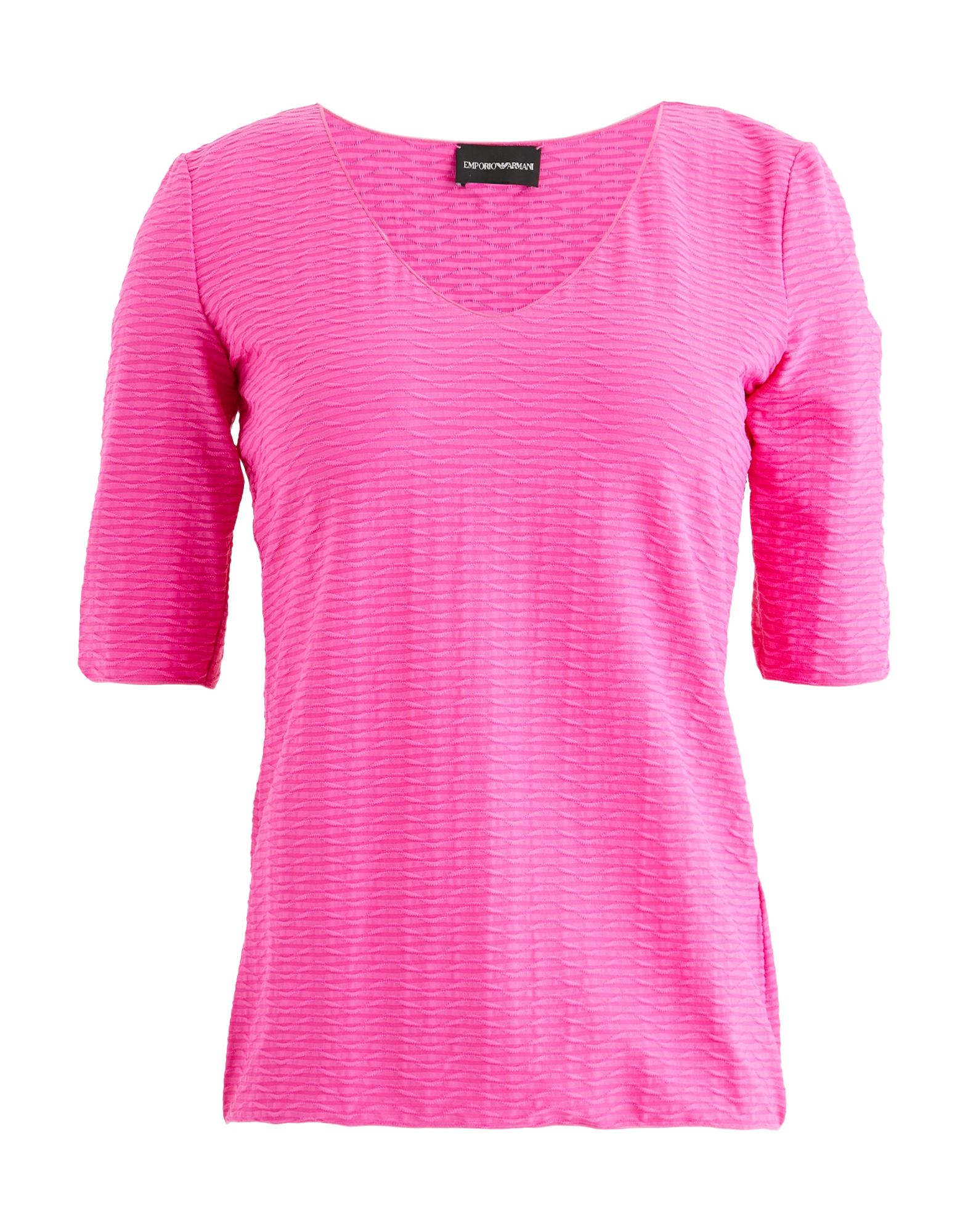 Emporio Armani T-shirts In Pink
